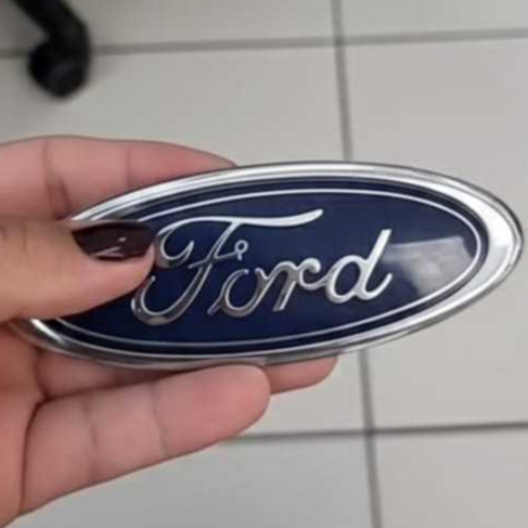 Emblema Ford Azul Logotipo Mala Grade Belina Escort Ka Del Rey Courier Pampa