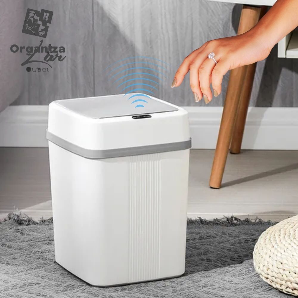 Lixeira Inteligente 12L com Sensor Automático - Higiene e Praticidade em Qualquer Ambiente em Oferta na Shopee