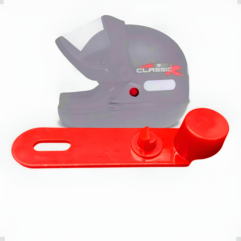 Botão Reparo Capacete Taurus San Marino Automatico Vermelho