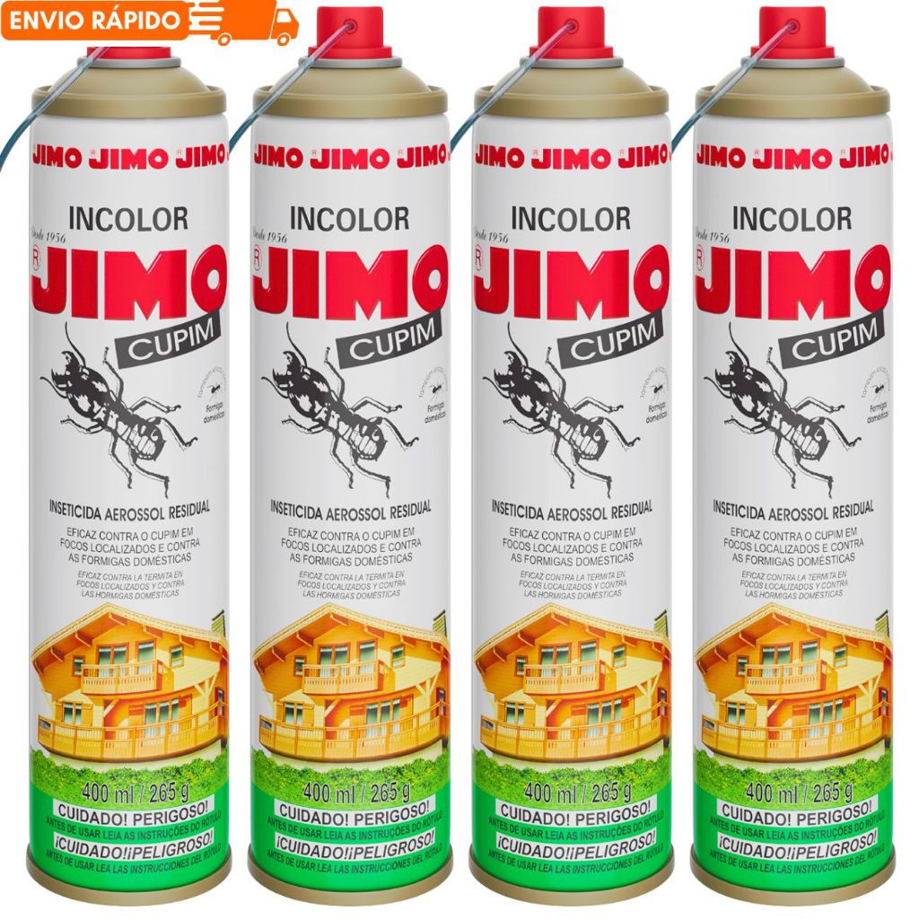 JIMO mata CUPIM FORMIGA Spray Aerossol 400ml