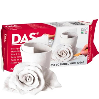 Argila Massa DAS 250g, 500g e 1kg Branca Cerâmica Fria Não Precisa de Forno Escultura Atóxica em Oferta na Shopee