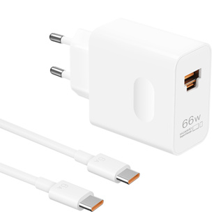 Carregador Huawei 66w Supercharge Original Usb-a + Usb-c Parede Viagem Rápido em Oferta na Shopee