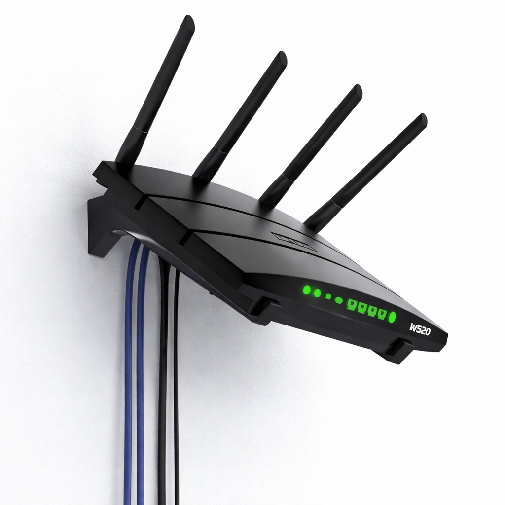 Suporte Roteador Receptor Wi-fi De Parede Universal em Oferta na Shopee