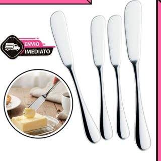 Espátulas Inox Multiuso – Ideal para Geleia, Patê, Manteiga e Margarina em Oferta na Shopee