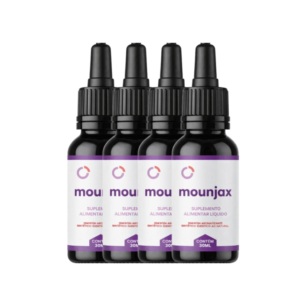 Moujax 30ml - Kit 4 Frascos Suplemento Alimentar original - Envio Imediato em Oferta na Shopee