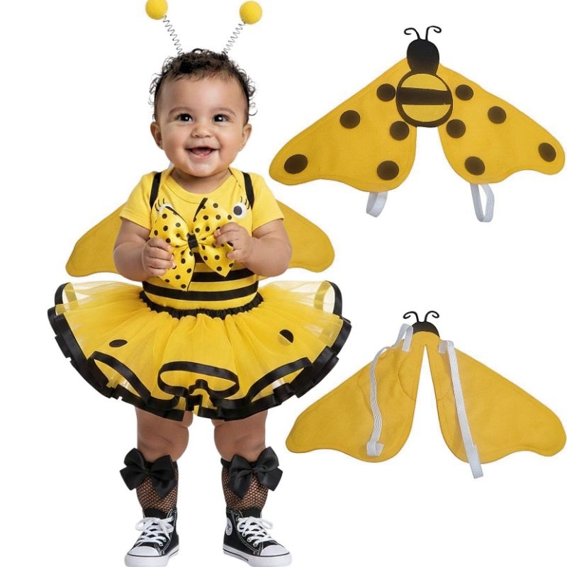 Body Temático Abelhinha,abelha, com opções variadas,bebê mesversário,festa ou ensaio fotógrafico. em Oferta na Shopee