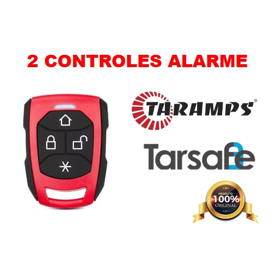 2 Controle alarme Taramps, Tarsafe Vermelho original (todos modelos da marca)