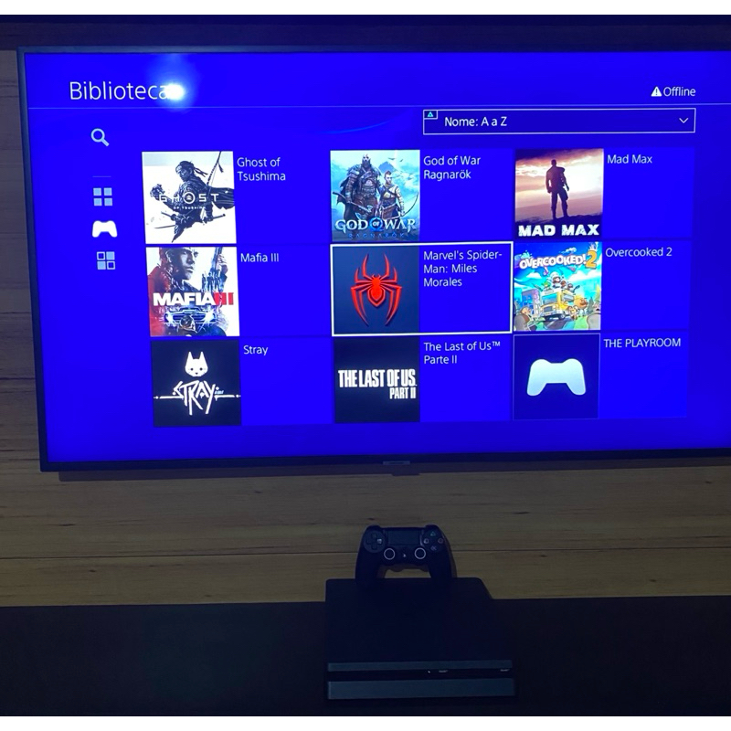 Console PlayStation 4 Slim 500Gb SEMI NOVO DESBLOQUEADO