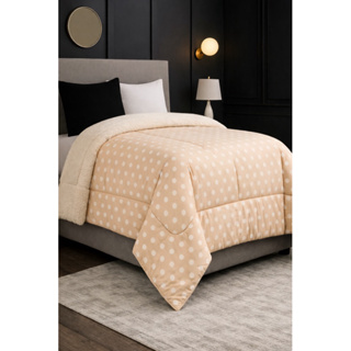 Coberdrom Dupla Face Casal 195×215 cm – Toque Algodão + Sherpa Quentinho em Oferta na Shopee