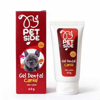 Gel Dental Pet Cães Gatos P/ Tartáros Mau Hálito Gengivite - Sabor Carne em Oferta na Shopee