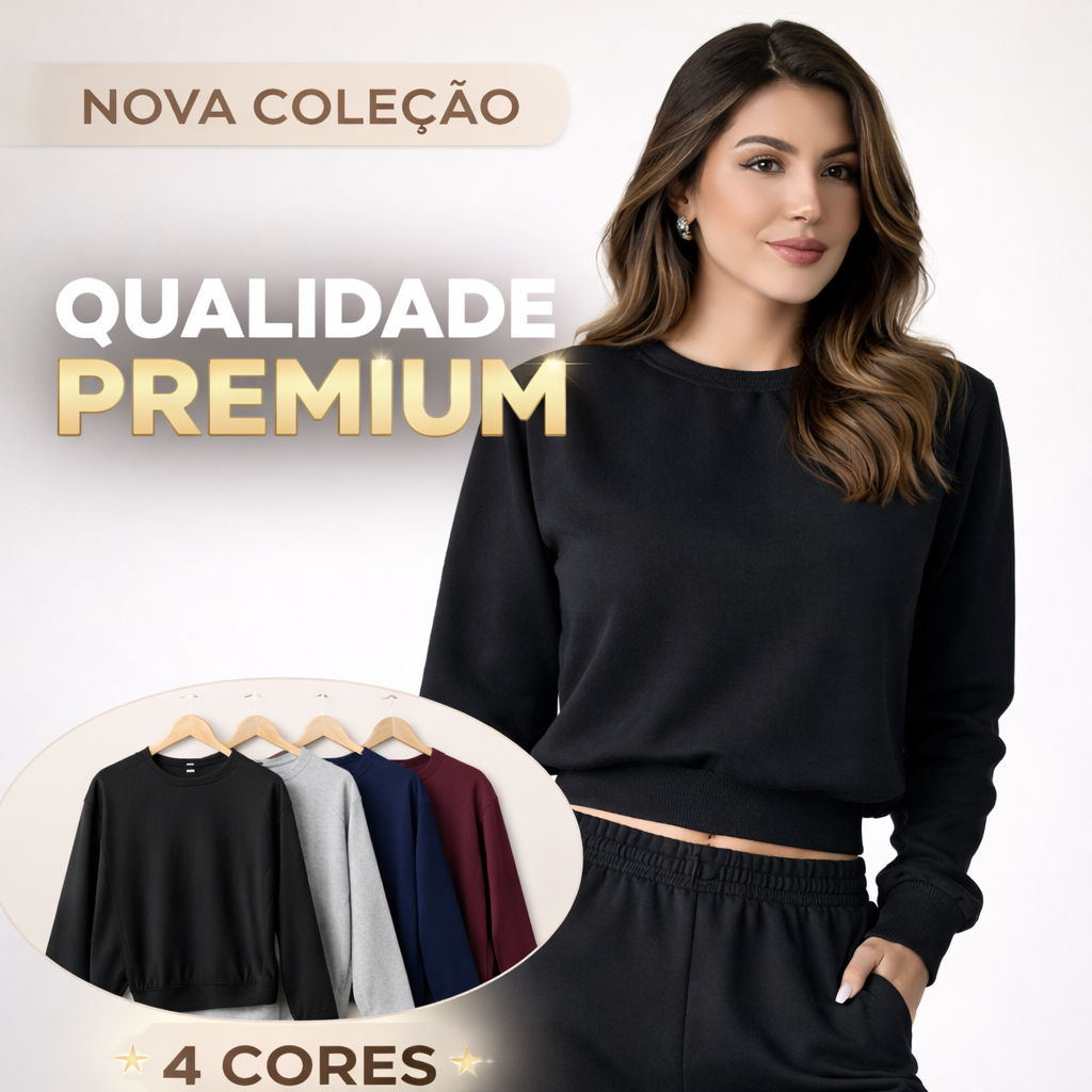 Cropped Moletom Feminino Manga Longa blusa De Moletom Feminina Casaco Feminino