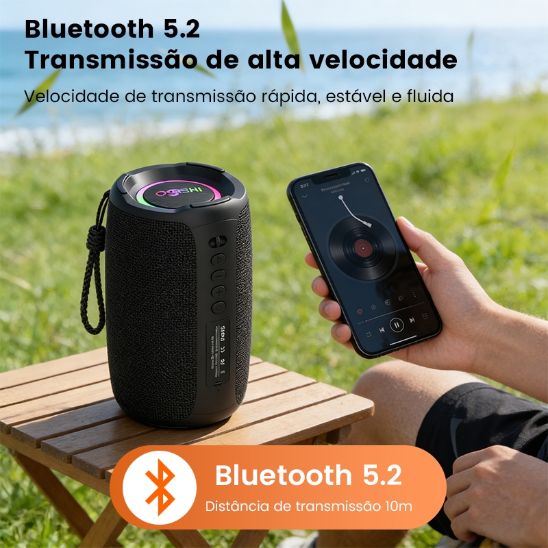 Caixa de Som IMENSO X36 10W 3000mAh IPX4