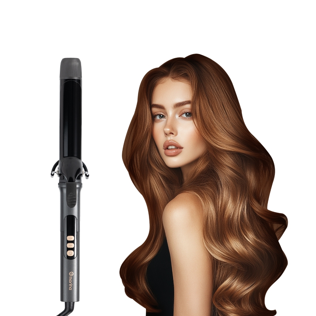 Morina Modelador De Cachos Giro Automático 32mm Profissional Rapido Aquecimento Bivolt