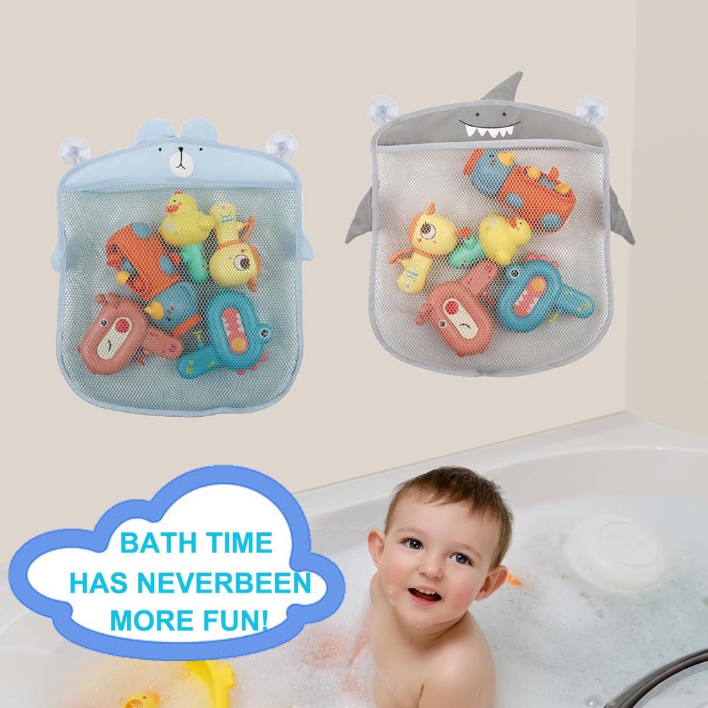 Saco Organizador de Banho para Brinquedos - Escorredor de Água, Brinquedos de Tecido em Oferta na Shopee