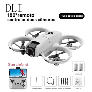 DLI Drone Neo Com Câmera 4k Full Hd Wifi Cor Cinza 2 Baterias