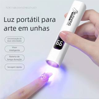 Mini Lâmpada Secadora de Unhas Portátil com LED UV Quick para Manicure Tools em Oferta na Shopee