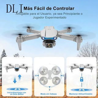 Dli Drone K3 E99 PRO Dobrável Para Fotografia Hd 4k Câmera Dupla Vida Altura Fixa 4 Axis