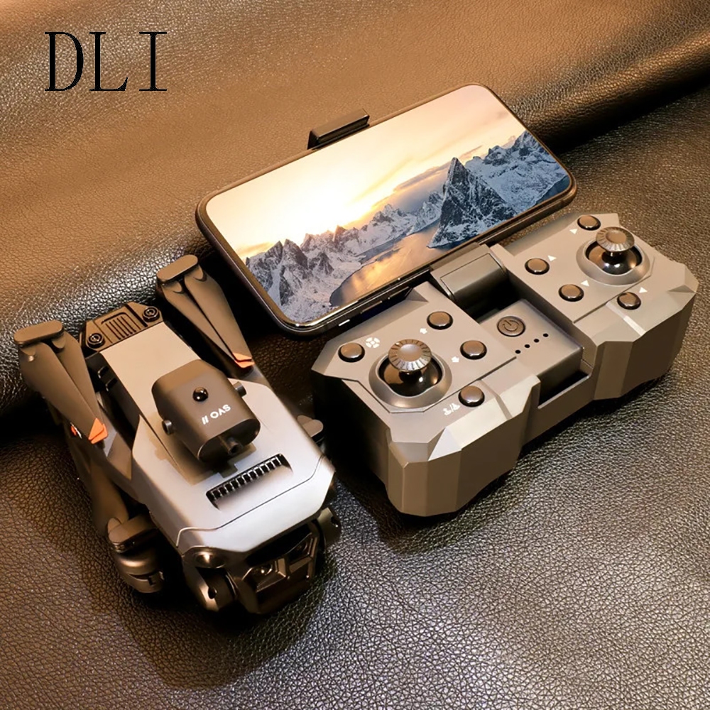 DLI Drone 8k Dual Camera Evitação Obstáculos 360° Roll Com 2.4G Controle Remoto WIFI em Oferta na Shopee