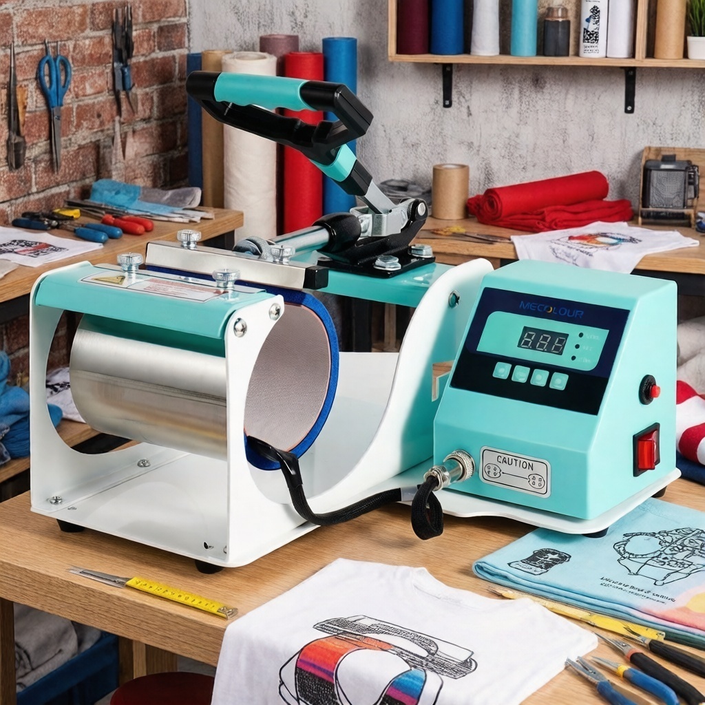 Prensa de caneca mini prensa termica 11OZ Estampar Caneca Sublimática 110v/220V Mecolour em Oferta na Shopee