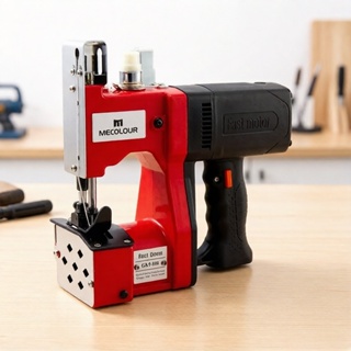 Kit Máquina Costura Saco Sacaria Portátil 6 Linha E Agulha Cor Vermelho Mecolour em Oferta na Shopee