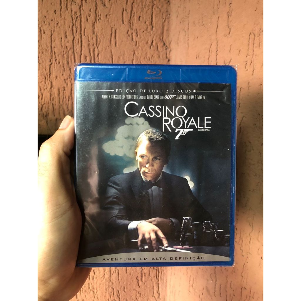 Blu-ray Cassino Royale Casino Royale – 007 – Original Lacrado Nacional Lombada Azul PT-BR