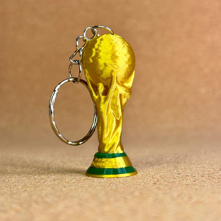 Chaveiro Troféu da Copa do Mundo – Seleção Brasileira – Miniatura Colecionável - Copa 2026