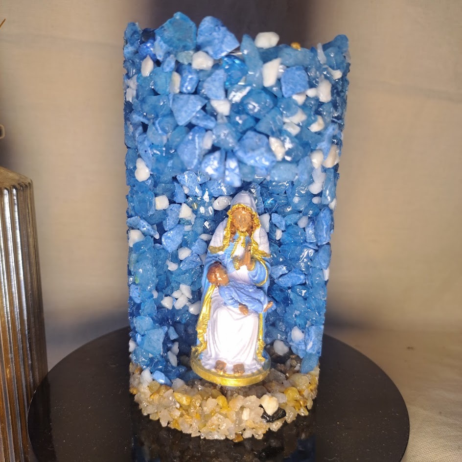 Oratório Católico - Porta velas - Rechaud - Oratório Candelabro