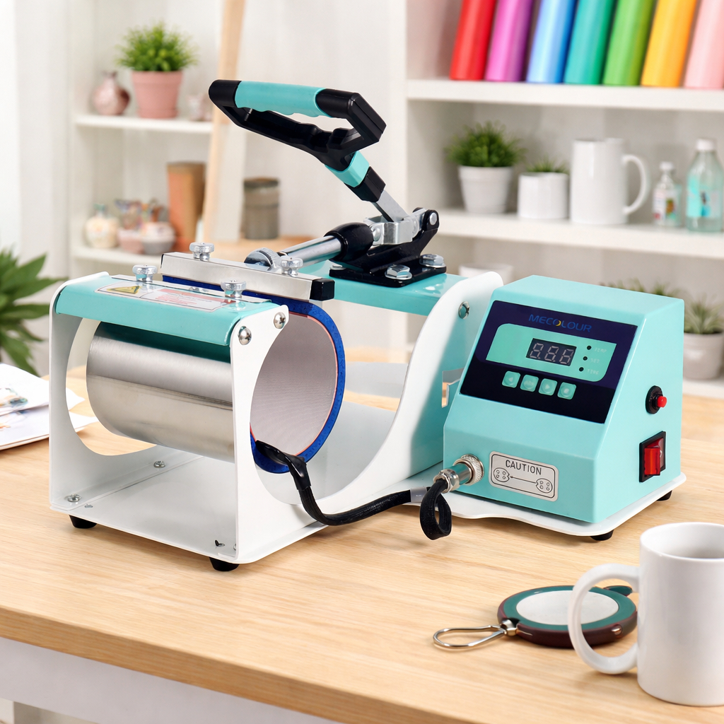 Prensa de caneca mini prensa termica 11OZ Estampar Caneca Sublimática 110v/220V Mecolour