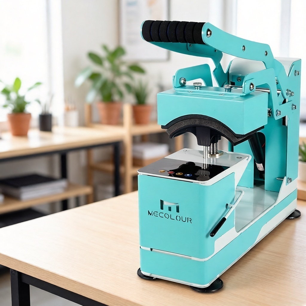 Mecolour Máquina de Prensa Térmica de Sublimação 4 em 1 para Chapéus, Estampagem A Quente, Canecas, Canetas de Cozimento em Oferta na Shopee