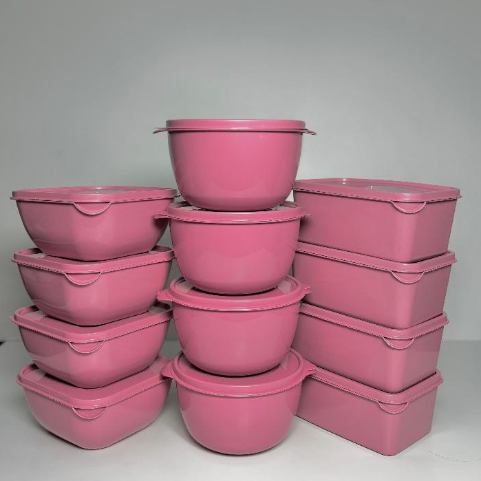 Kit 12 Potes Plasticos para Guardar Alimentos