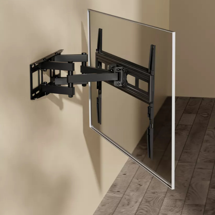 Suporte tv Multiarticulado De Parede Para Tvs 26 A 65 Pol Preto Articulado Televisores Polegadas
