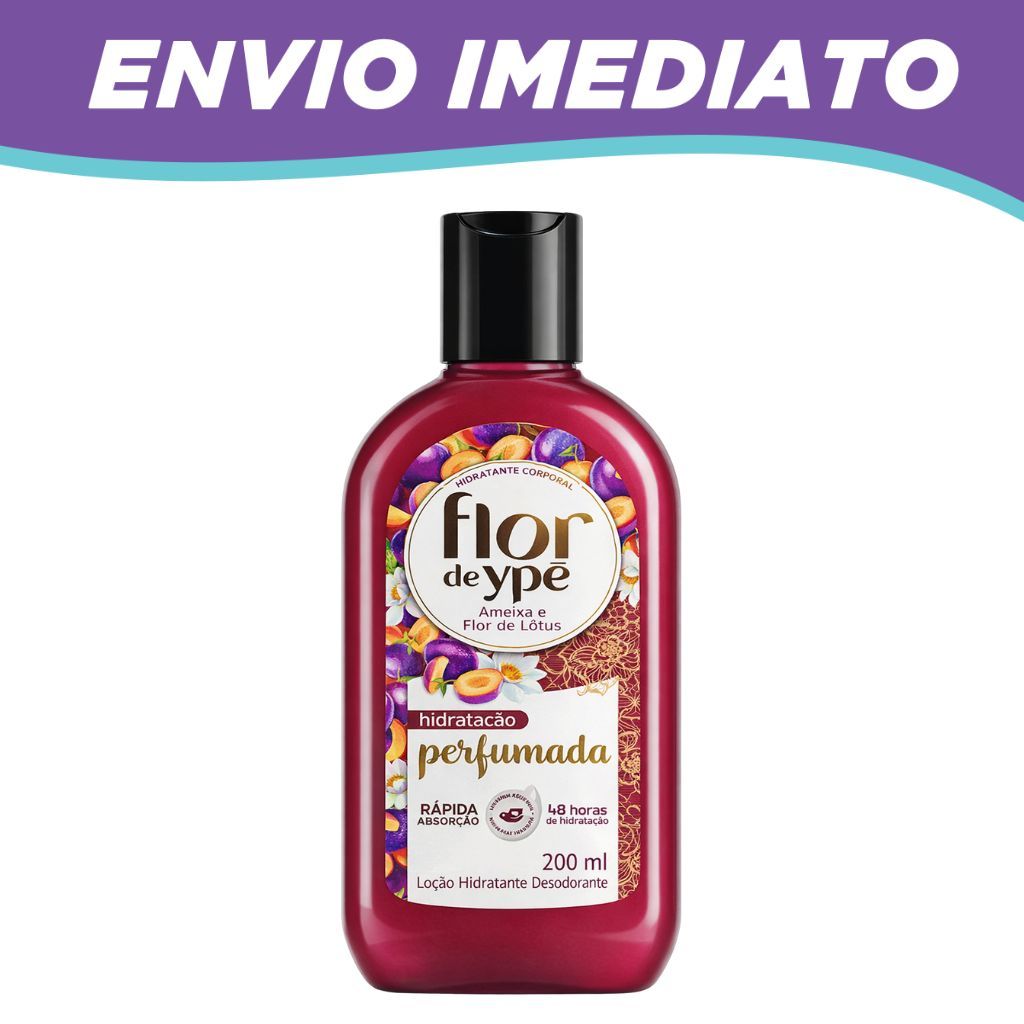 Hidratante Corporal Flor de Ypê Ameixa e Flor de Lótus 200ml