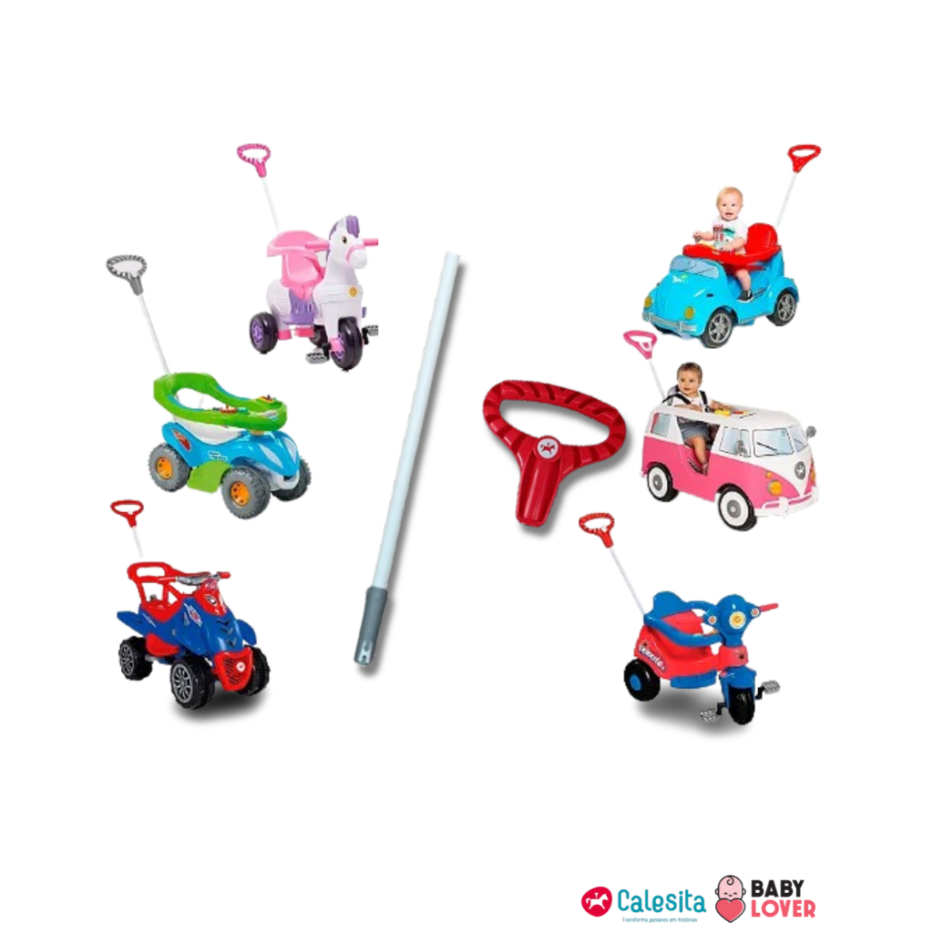 Haste Aste de Empurrar Empurrador Completo Pegador+Cano Todos Carrinhos de Passeio Calesita Fouks, Fusca Dipi Original em Oferta na Shopee