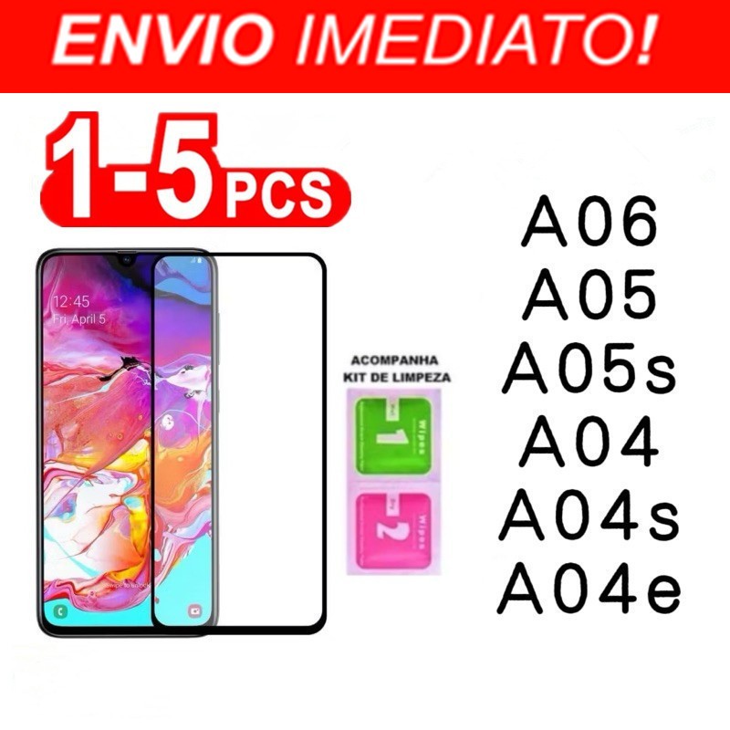 Película De Vidro Temperado 3D Tela Para Samsung Galaxy A06 /A05 /A05s /A04 /A04s /A04e