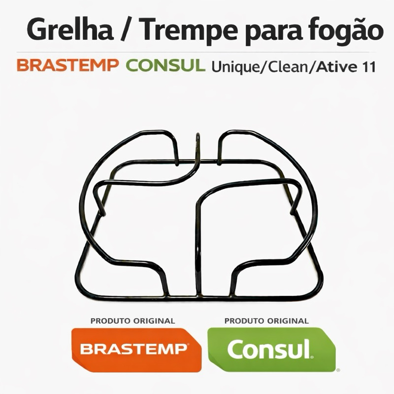 Trempe Grelha Fogão Brastemp Consul Ative 11 / Facilite / Unique / BFO4NBB