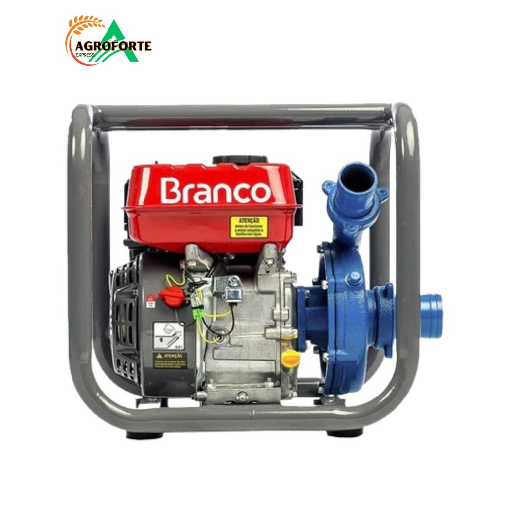 Motobomba Centrífuga A Gasolina com Partida Manual B4T716 6,5CV 2,5Pol - Branco Motores