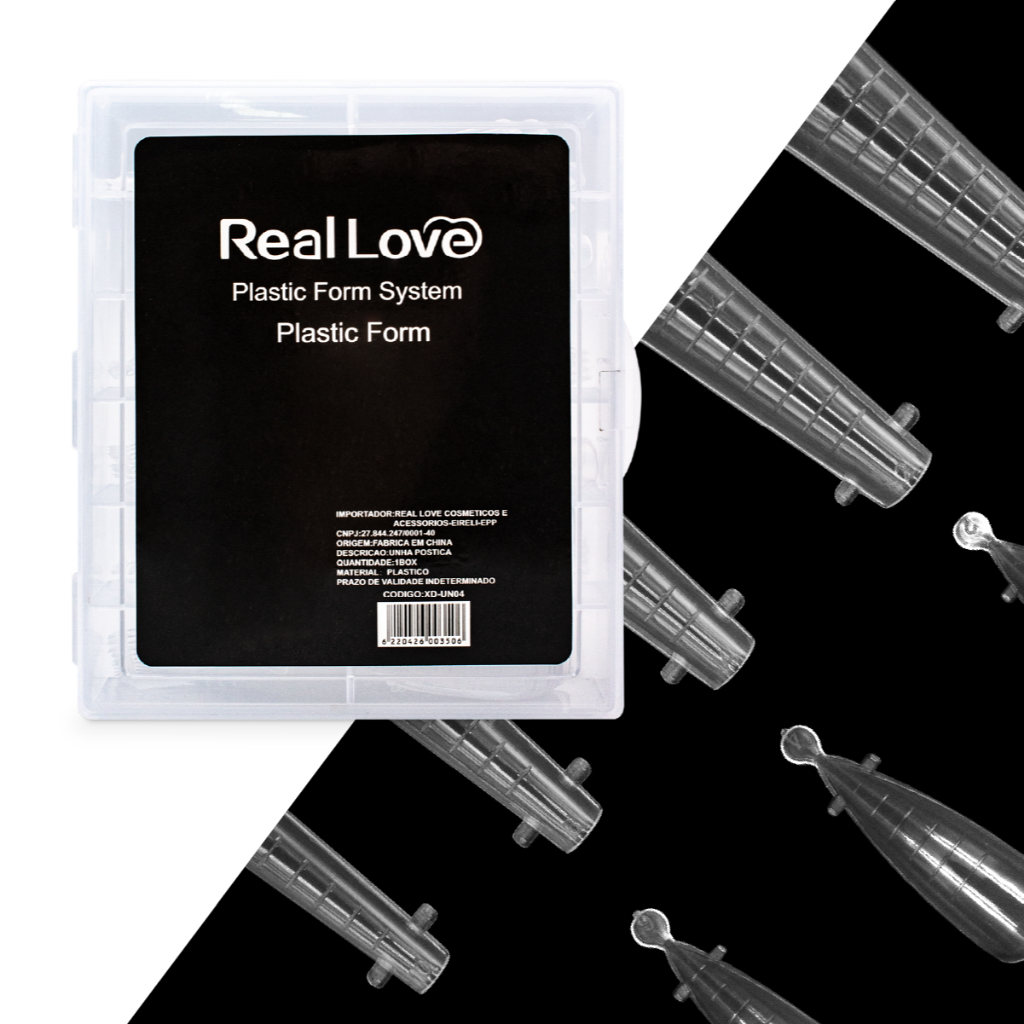 Molde F1 para Alongamento de Unhas 120 peças - Real Love em Oferta na Shopee