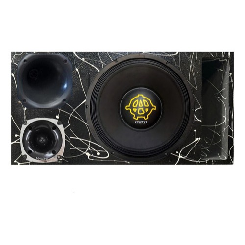 CAIXA TRIO DUTO RÉGUA ALTO FALANTE KAOS BASS 650 UNLIKE 500 CORES