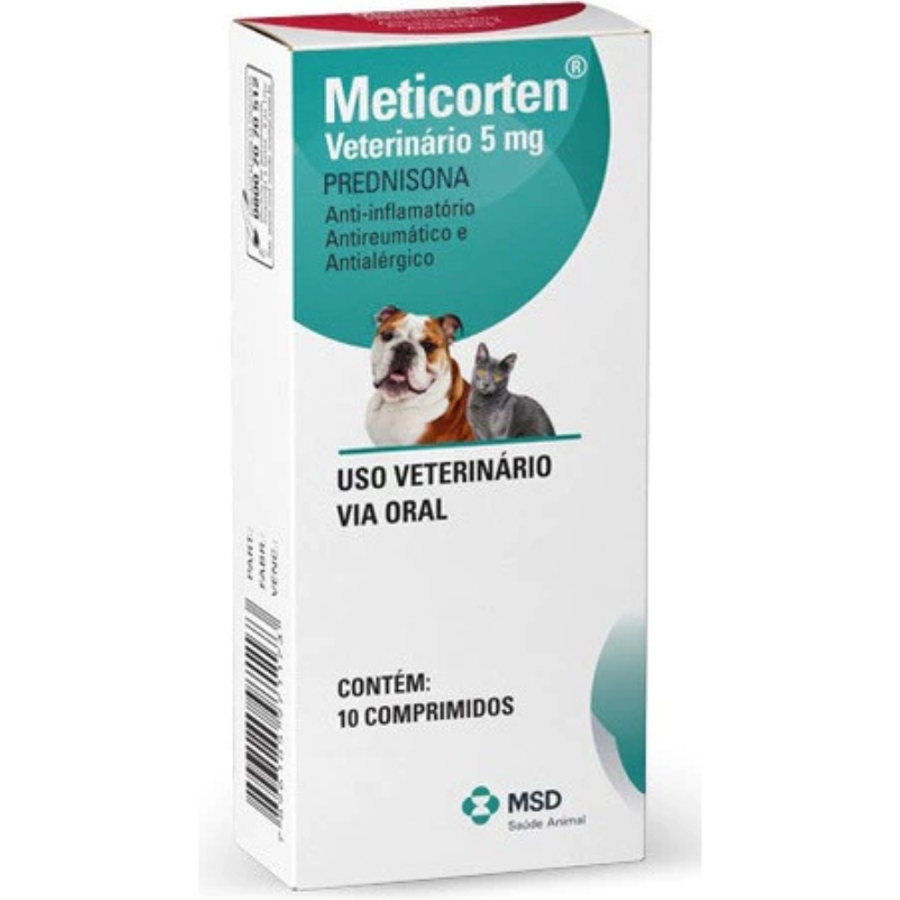 Meticorten Vet 5mg 10Cp - MSD