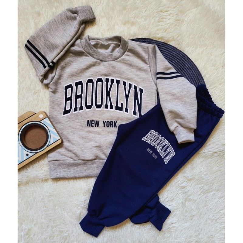 Conjunto infantil juvenil menino/menina unissex Blusa + Calça moletinho inverno agasalho