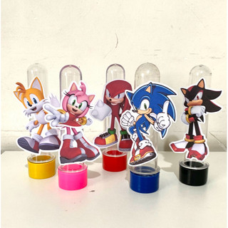 Tubete Sonic - Festa Sonic - Lembrancinha Sonic