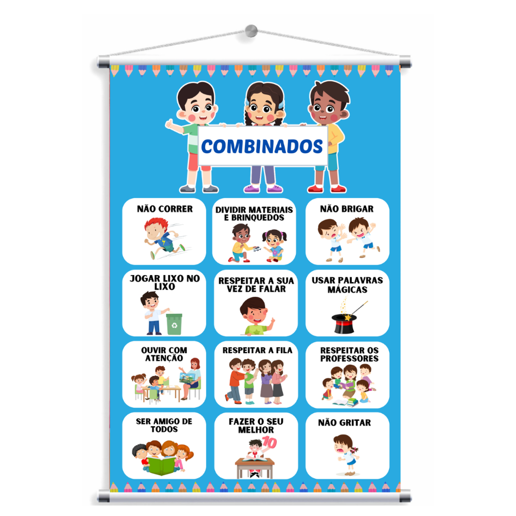 BANNER 06 PEDAGÓGICO COMBINADOS EDUCAÇÃO INFANTIL PROFESSOR ESCOLA DIDÁTICO em Oferta na Shopee
