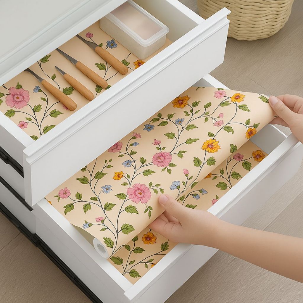 Forro Para Armário, Gaveta, Geladeira e Guarda Roupas em Oferta na Shopee