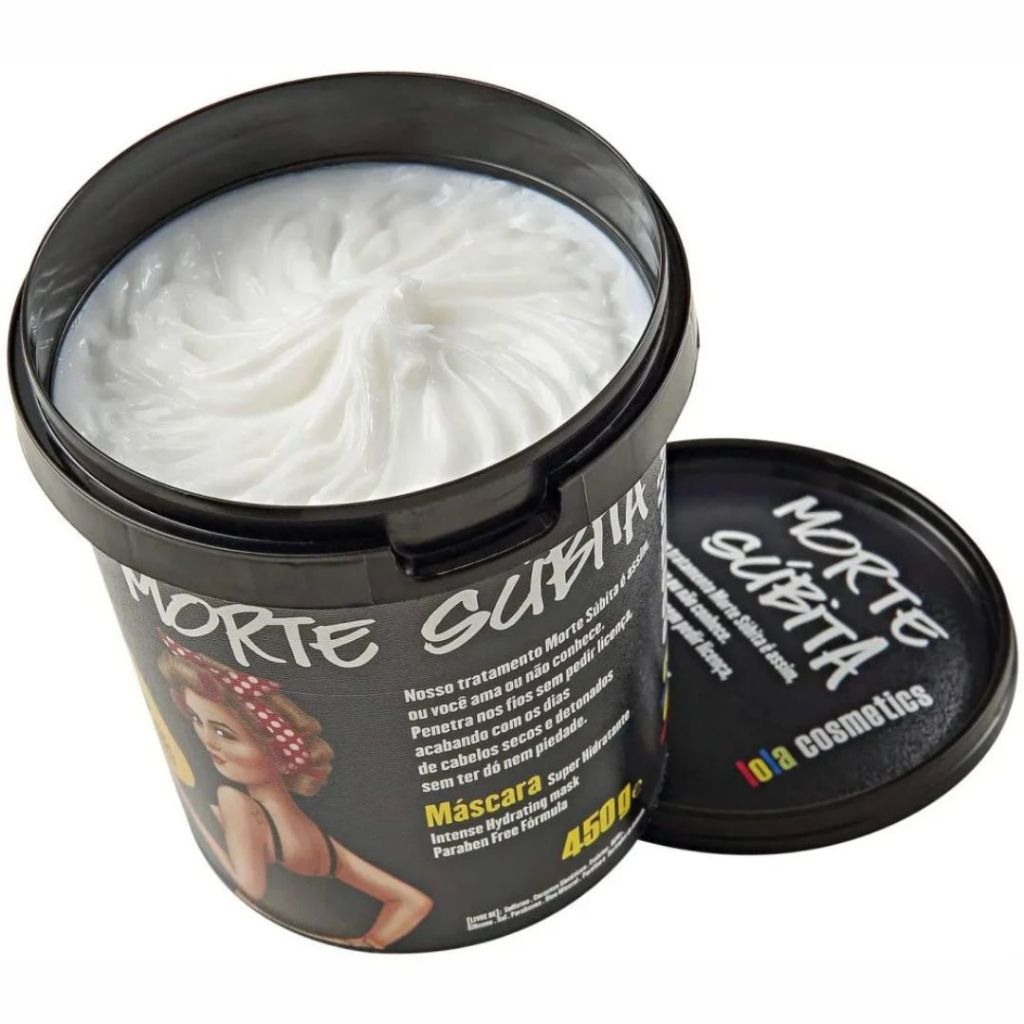 Kit 2 Máscara de Super Hidratação Morte Subita 450g Lola Cosmetics