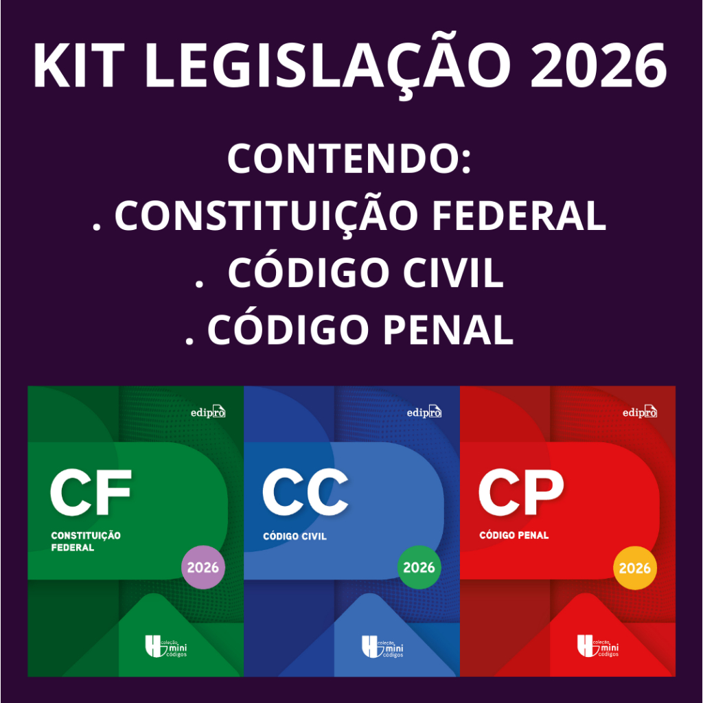 Livro Constituição Federal 2026 + Código Penal 2026 + Código Civil 2026 - Coleção Minicódigos - Livros de direito em Oferta na Shopee