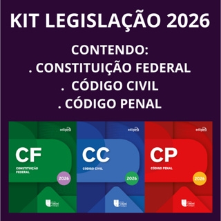 Livro Constituição Federal 2026 + Código Penal 2026 + Código Civil 2026 - Coleção Minicódigos - Livros de direito em Oferta na Shopee