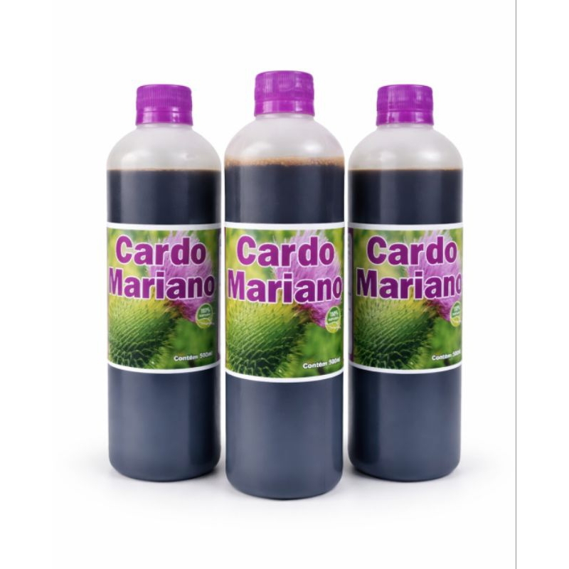 3x Cardo Mariano - Garrafa 500 ml
