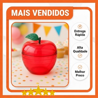 Mini Maçã Acrílico - Lembrancinha - Festa - 20 Unid. em Oferta na Shopee