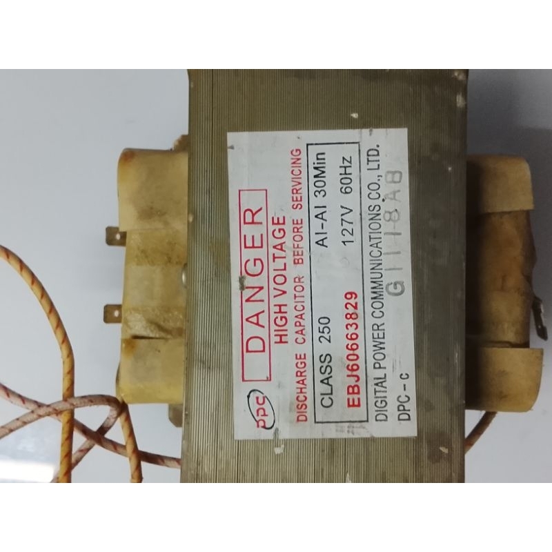 transformador para microondas LG MS3048G MS3042g