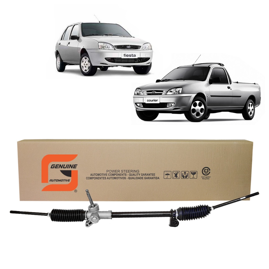 Imagem Caixa Direção Mecânica Sistema Original Ford Fiesta Nacional Street Courier Alta Durabilidade